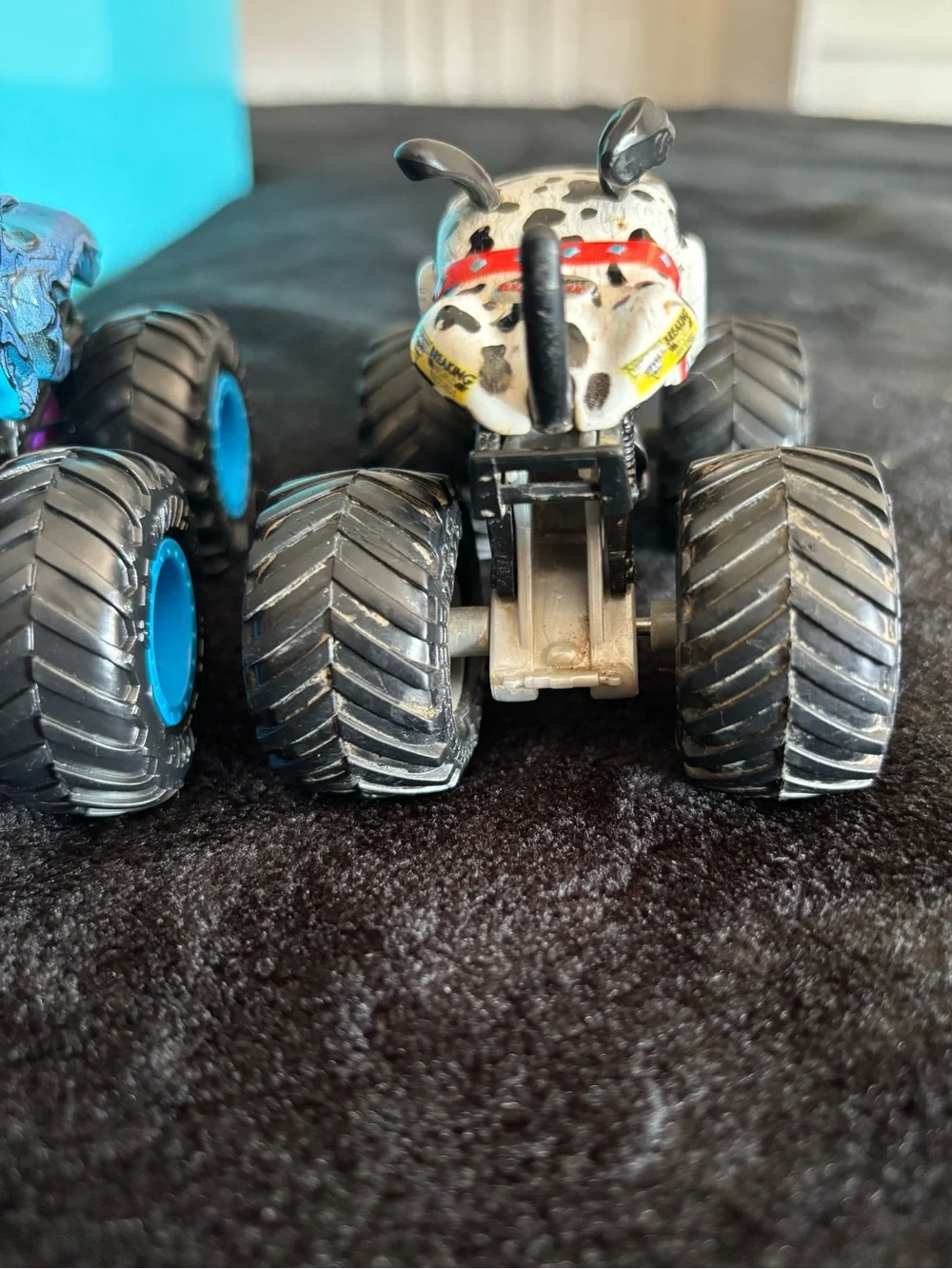 Monster Jam Trucks Hot Wheels Bundle Of 2 Mega Rex & Mutt Dalmation Play/Collect